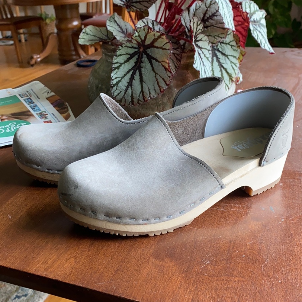 Sandgrens clog Brett low grey